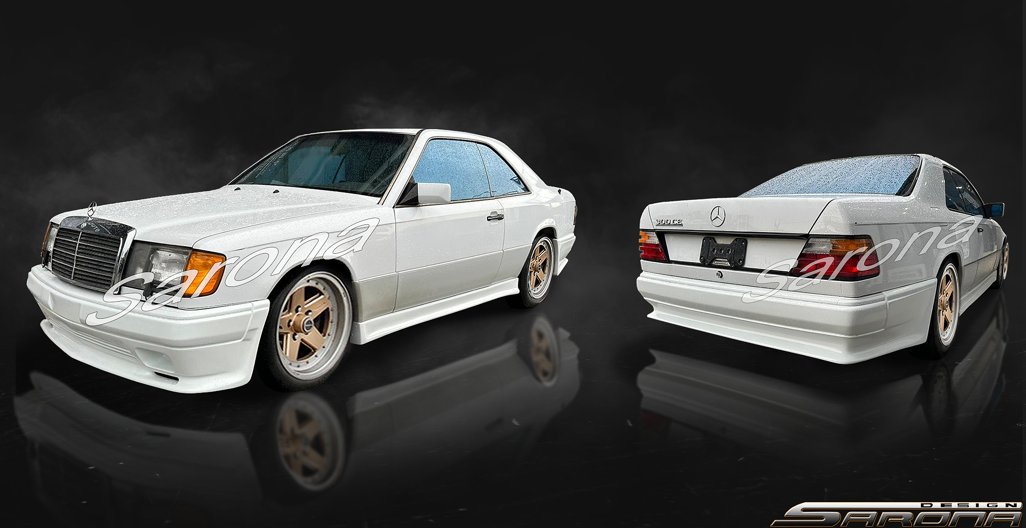 Custom Mercedes E Class  Coupe & Convertible Body Kit (1984 - 1995) - $1590.00 (Part #MB-166-KT)